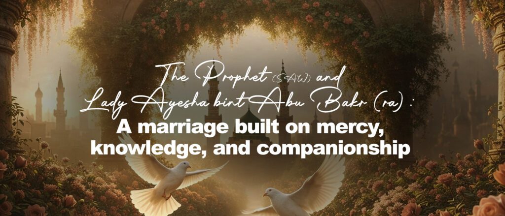 The Prophet (SAW) and Lady Ayesha bint Abu Bakr (ra): A marriage built on mercy, knowledge, and companionship