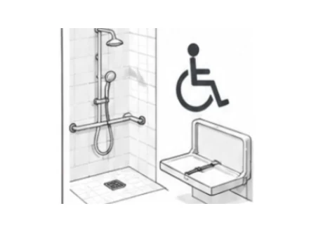 Accessible family facilities illustration
