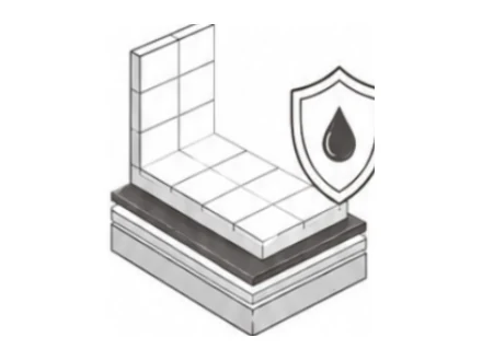 Waterproofing illustration